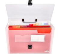 Liderpapel CQ05, Chemise accordéon, A4, Polypropylène (PP), Diverses couleurs, 1 pièce