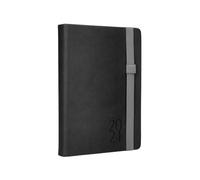 LIDERPAPEL LARISIS Agenda trouvé 15 x 21 cm 2024 jour page couleur noire papier 70 g