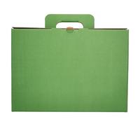 Liderpapel Pack de matériel Scolaire B pour secondaire Kit d'outils Scolaires Kawaii pour instiuts ESO Liste Scolaire, Vert, Valise avec poignée en Carton renforcé