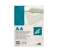 LIDERPAPEL Papier vergé A4 180 G/M2 Crème Paquet de 100 feuilles