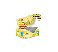 Liderpapel - Post-It Notepads 653 Canary Yellow 38x51 (Not Encelofanados) Pack 20