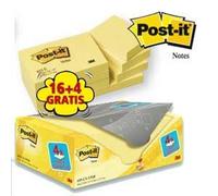 Liderpapel - Post-It Notepads 653 Canary Yellow 38x51 (Not Encelofanados) Pack 20