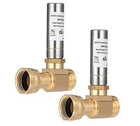 Lidertik LI-Y241-11-11-S Lot de 2 pare-marteaux à eau pour machine à laver 3/4 Absorbe les chocs et réduit le bruit - Valve de frappe - Tuyau d'arrosage pour évier en ligne - Lave-vaisselle