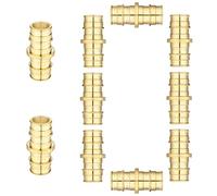 Lidertik PEX A Lot de 10 raccords droits d'extension 1,9 cm, PEX F1960 à 1,9 cm PEX F1960 à 1,9 cm PEX F1960 sans plomb