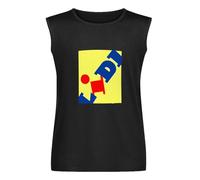 Lidl Shirt Fan Edition Hype Edition Trend Sleeveless Vest Tank Tops Undershirt Black S