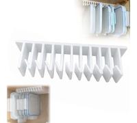 LidLoft Organiseur de couvercle à 10 emplacements dans l'armoire, blanc | LidLoft Organiseur de couvercle pour couvercles de contenants alimentaires, gain de place à suspendre dans l'armoire