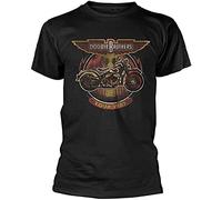 LIDU33YUN balloo HAOO The Doobie Brothers Motorcycle T87 T-Shirt! Manches Courtes(Large)
