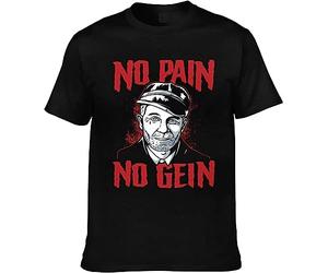 LIDU33YUN Ed Gein Men's Cool Round Neck Cotton Short Sleeve T-Shirt Manches Courtes(X-Large)