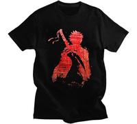 LIDU33YUN Ichigo-Camisetas de algodón Para hombrecamisa de Manga Corta Con Cuello redondoestampado de AnimeShinigamiHarajuku Manches Courtes(Medium)