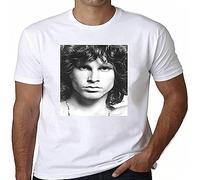 LIDU33YUN Jim Morrison Men's T-Shirt The Doors Ladies Women Shirt, Children Kids Shirt Manches Courtes(Medium)