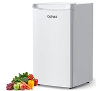 Lidzopas Mini Frigo 45L, Petit Frigo avec Congélateur, 41 dB Silencieux, Minibar,Porte Réversible,Réglage de Éclairage LED, Réfrigérateur pour Dortoir, Chambre & Bureau