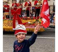 Lieawy Chapeau de Noël Électrique, Accessoires De Fête Drôles Pour La Tête, Bonnet En Peluche Du Père Noël Avec Lumière Et Son, Pour le Masquerade le Festival la Célébration de l'Hiver et le Nouvel