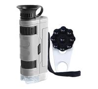 Lieawy Microscope pour - Jouet Scientifique Éducatif - Microscope Loupe pour Pièces | Apprentissage Scientifique Exploration Plein Air Étude Nature Projets Classe Cadeaux Anniversaire Noël