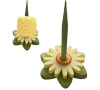 Lieawy Monstera Yarn Holder - Portable Imprimé en 3D, Support Fil De Spin pour Crochet, Porte-greffe De Fil sans Enchevêtre