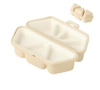 Lieawy Moule à Riz Triangle - Ustensiles de Cuisine Antiadhésifs 6 Cavités - Moule à Sushi Triangle pour Façonner le Riz,Pour Débutants, Adultes, Préparation de Repas, Maison, École, Bureau,