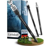 Liebdorf® Axe enfichable pour remorque de vélo - Adaptateur M12 pour toutes les longueurs - Embrayage de remorque de vélo - Adaptateur d'axe de vélo (M12 x 1,0)