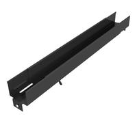 Liebert Organiseur de cbles Horizontal, Canal latéral de 20-33", Noir