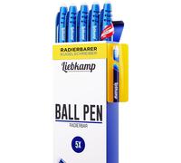 Liebeskam Lot De 5 Stylos Bille Effaçables Stylo Encre Compatibles Avec Pilot Frixion, Bic Intensity, Eberhard Faber