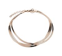 LIEBESKIND 32016808 Bracelet De Cheville, Acier Inoxydable, Rosé, Taille Unique