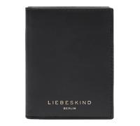 Liebeskind Arcie-Hilla Tky Sheep-Black, Porte-Monnaie Femme, Noir/Gris, XS (HxBxT 10.5cm x8cm x1cm)