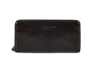 Liebeskind Audrey Porte-monnaie Protection RFID Cuir véritable 18.8 cm brun