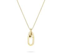 LIEBESKIND BERLIN Bijoux Organic Knot - Chaîne, bracelet et créoles en acier inoxydable dans différentes couleurs - Intemporel, moderne et adapté à un usage quotidien, 45 cm, Acier inoxydable, Pas de