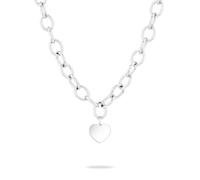 LIEBESKIND BERLIN Bijoux pour femme - Chaîne en acier inoxydable - Bracelet et boucles d'oreilles avec pendentif en forme de cœur - Disponible en différentes couleurs et finitions - Idée cadeau