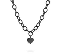 LIEBESKIND BERLIN Bijoux pour femme - Chaîne en acier inoxydable - Bracelet et boucles d'oreilles avec pendentif en forme de cœur - Disponible en différentes couleurs et finitions - Idée cadeau