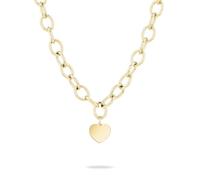 LIEBESKIND BERLIN Bijoux pour femme - Chaîne en acier inoxydable - Bracelet et boucles d'oreilles avec pendentif en forme de cœur - Disponible en différentes couleurs et finitions - Idée cadeau