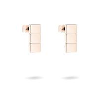 Liebeskind Berlin Boucles d'oreilles Femme LJ-1741-E-18 en acier inoxydable IP or rose