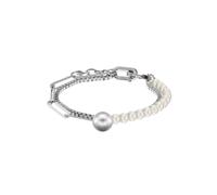 Liebeskind Berlin Bracelet argent / blanc perle, Taille One Size