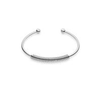 LIEBESKIND BERLIN Bracelet élégant en acier inoxydable poli Argenté 6,9 cm Imperméable et doux pour la peau