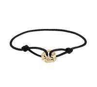 Liebeskind Berlin Bracelet en Tissu Femme LJ-1799-B-21 avec pendentifs en acier inoxydable IP or