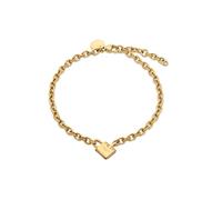 Liebeskind Berlin LJ-1630-B-21 Bracelet en acier inoxydable doré IP, 21 cm, Acier inoxydable, Pas de gemme
