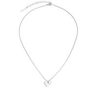 Liebeskind LJ-0503-N-45 Collier en forme de cœur argenté en acier inoxydable pour femme 45 cm taille unique