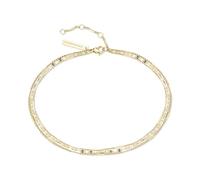 LIEBESKIND BERLIN Chaîne de cheville pour femme - Bracelet de cheville tendance en acier inoxydable dans différents designs et couleurs - Bijou de cheville parfait pour l'été et le quotidien, 27 cm