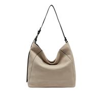 LIEBESKIND BERLIN Sac à épaule beige en cuir pour femme Chudy Suede Hobo Bag Stone L 278978