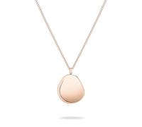 Liebeskind Berlin Collier 50 cm en acier inoxydable avec pendentif organique, 50 cm, Acier inoxydable, Pas de gemme