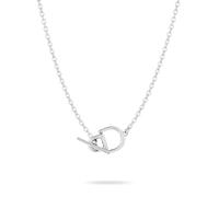 LIEBESKIND Berlin Collier 70 cm avec fermoir en T en acier inoxydable, 70 cm, Acier inoxydable, Pas de gemme
