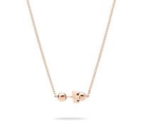 Liebeskind Berlin Collier Femme LJ-1724-N-43 en acier inoxydable IP or rose