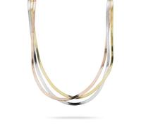 Liebeskind Berlin Collier Femme LJ-1769-N-45 en acier inoxydable IP tricolore