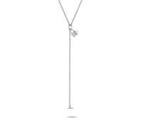 Liebeskind Berlin collier LJ-1632-N-55 en acier inoxydable en argent