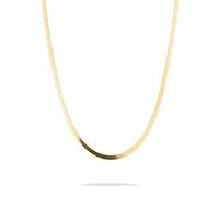 LIEBESKIND BERLIN Collier Sleekchain pour femme - Chaîne en acier inoxydable en différentes couleurs et longueurs, taille réglable - Bijou intemporel, moderne et polyvalent, 45 cm, Acier inoxydable