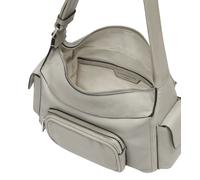 LIEBESKIND BERLIN Cuir sac à épaule Lila Sheep Natural Crossbody Grau gris
