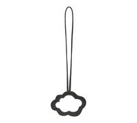 LIEBESKIND BERLIN Cuir accessoires pour sacs Cloud Mirror Mirror Pendant Deep Soil marron foncé
