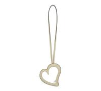 LIEBESKIND BERLIN Cuir accessoires pour sacs Heart Mirror Mirror Pendant Biscotti jaune clair