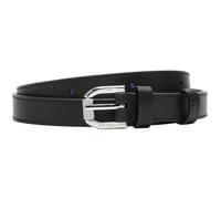 LIEBESKIND BERLIN Cuir ceinture de taille Fab 5 Kodiaq Sheep Roller Buckle Belt 1.8 CM W105 Black noir