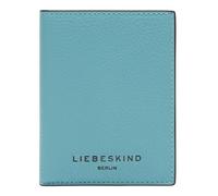 LIEBESKIND Berlin Cuir étui pour Carte de crédit Hilla Small Pebble Arcie Card Etui Petrol Blue Bleu Clair