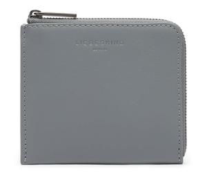 LIEBESKIND Berlin Cuir étui pour Carte de crédit Lou Calf Optic Nino Purse Grigio Gris