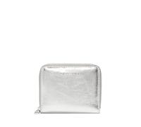 LIEBESKIND Berlin Cuir Porte-Monnaie Conny Wallet Metallic Silver argenté